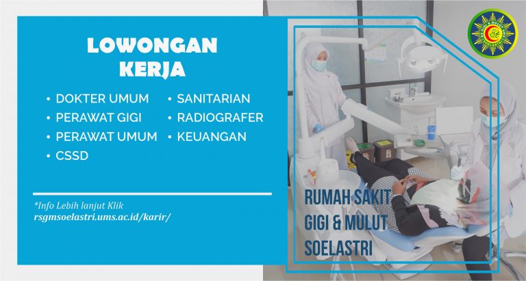 Read more about the article Rekrutmen Tenaga Medis & NON Medis RSGM Soelastri Oktober 2019