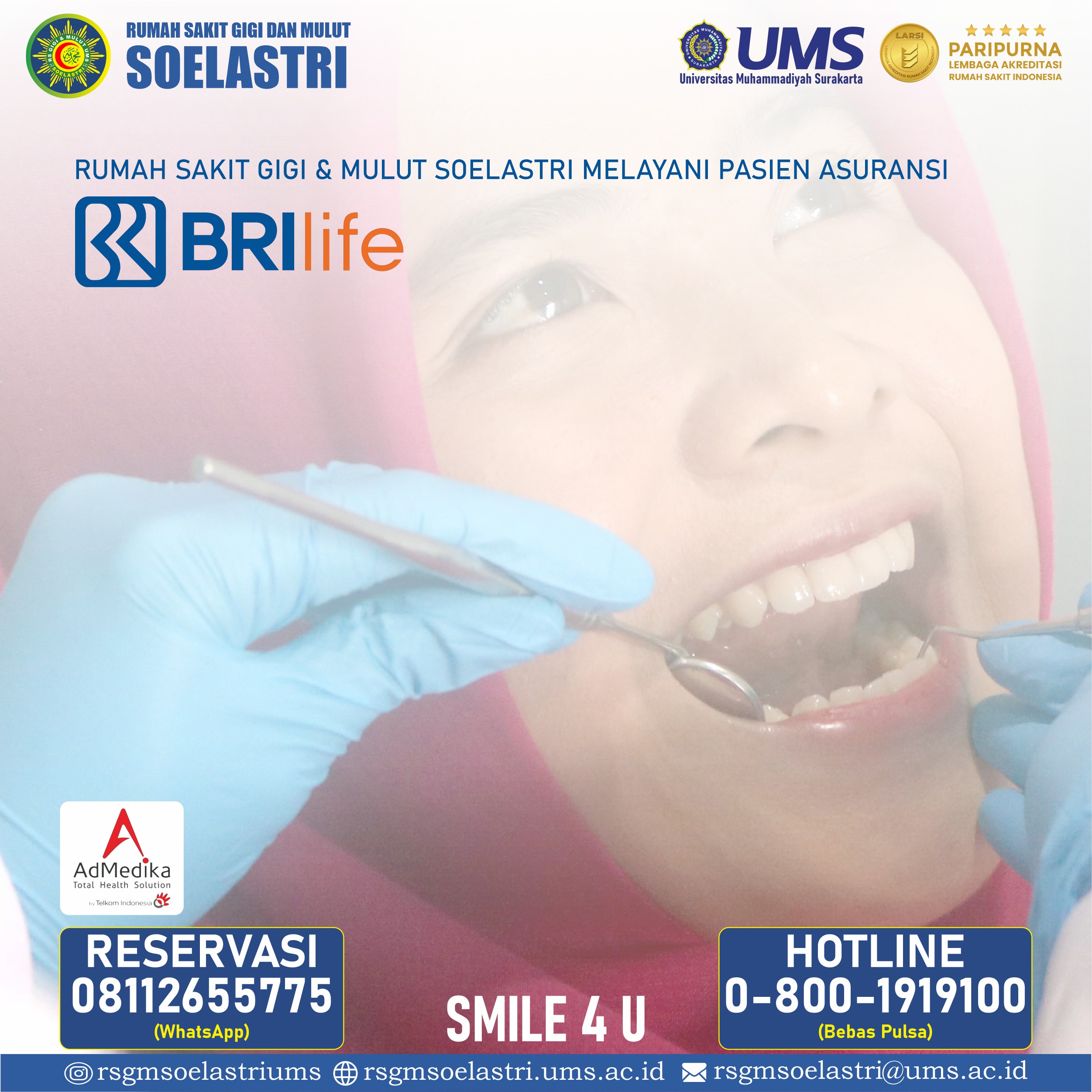 Read more about the article Kerja Sama RSGM Soelastri dengan BRI Life