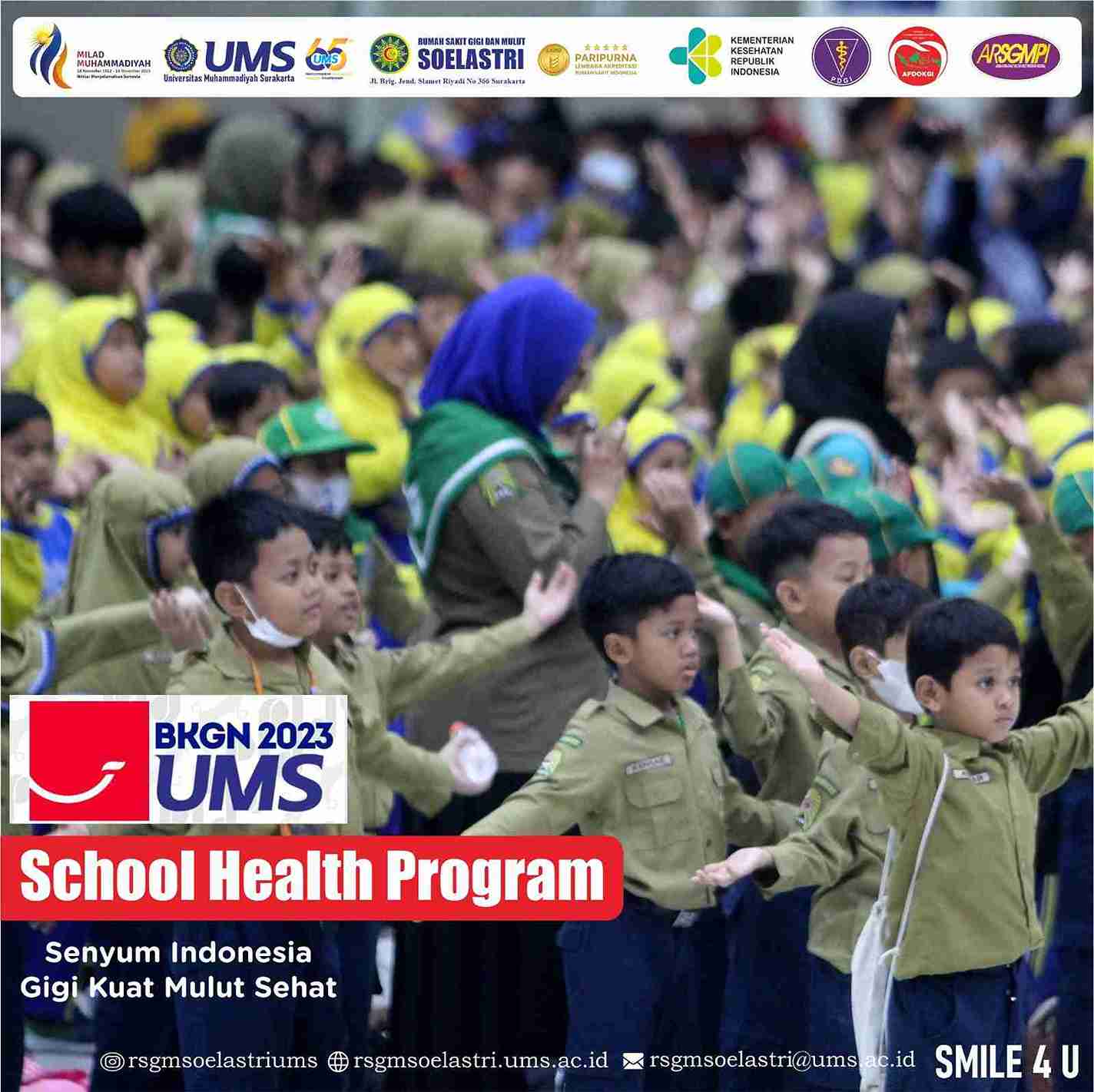 Read more about the article Peringati Bulan Kesehatan Gigi Nasional, RSGM Soelastri Gandeng FKG UMS Gelar School Health Program