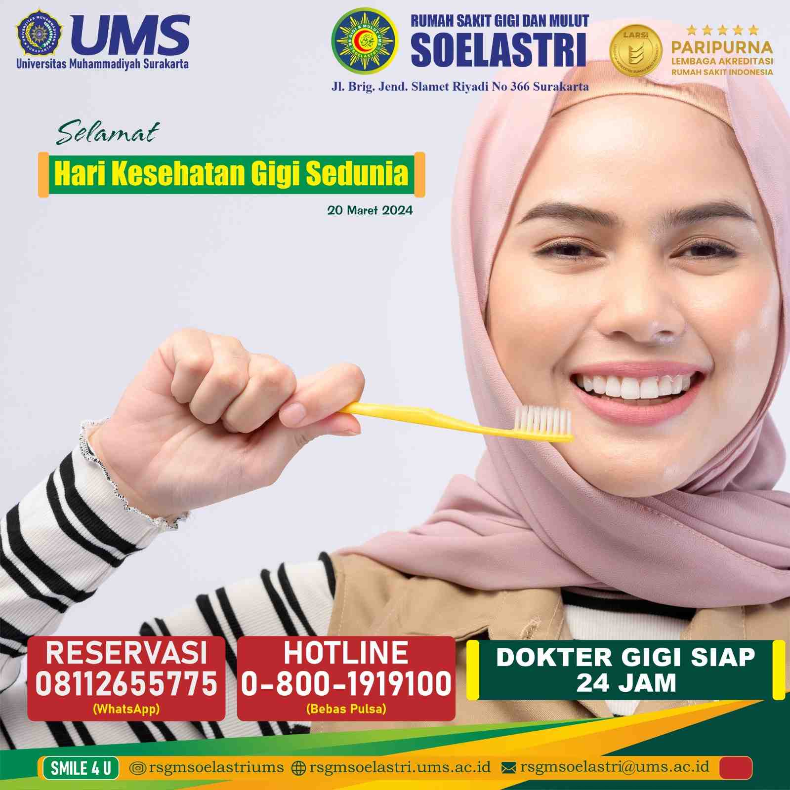 Read more about the article Hari Kesehatan Gigi Sedunia