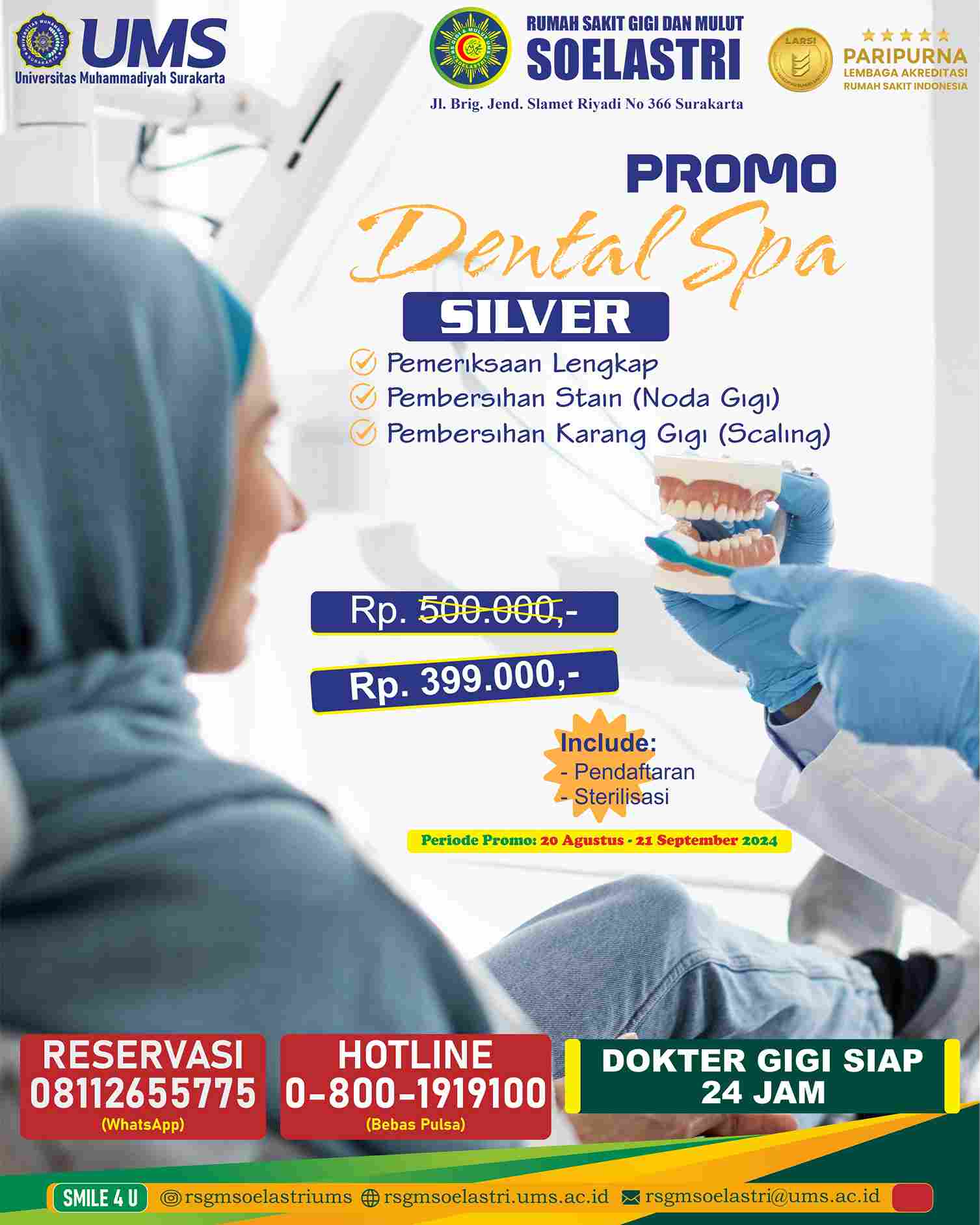 Read more about the article Promo Dental Spa (SILVER)