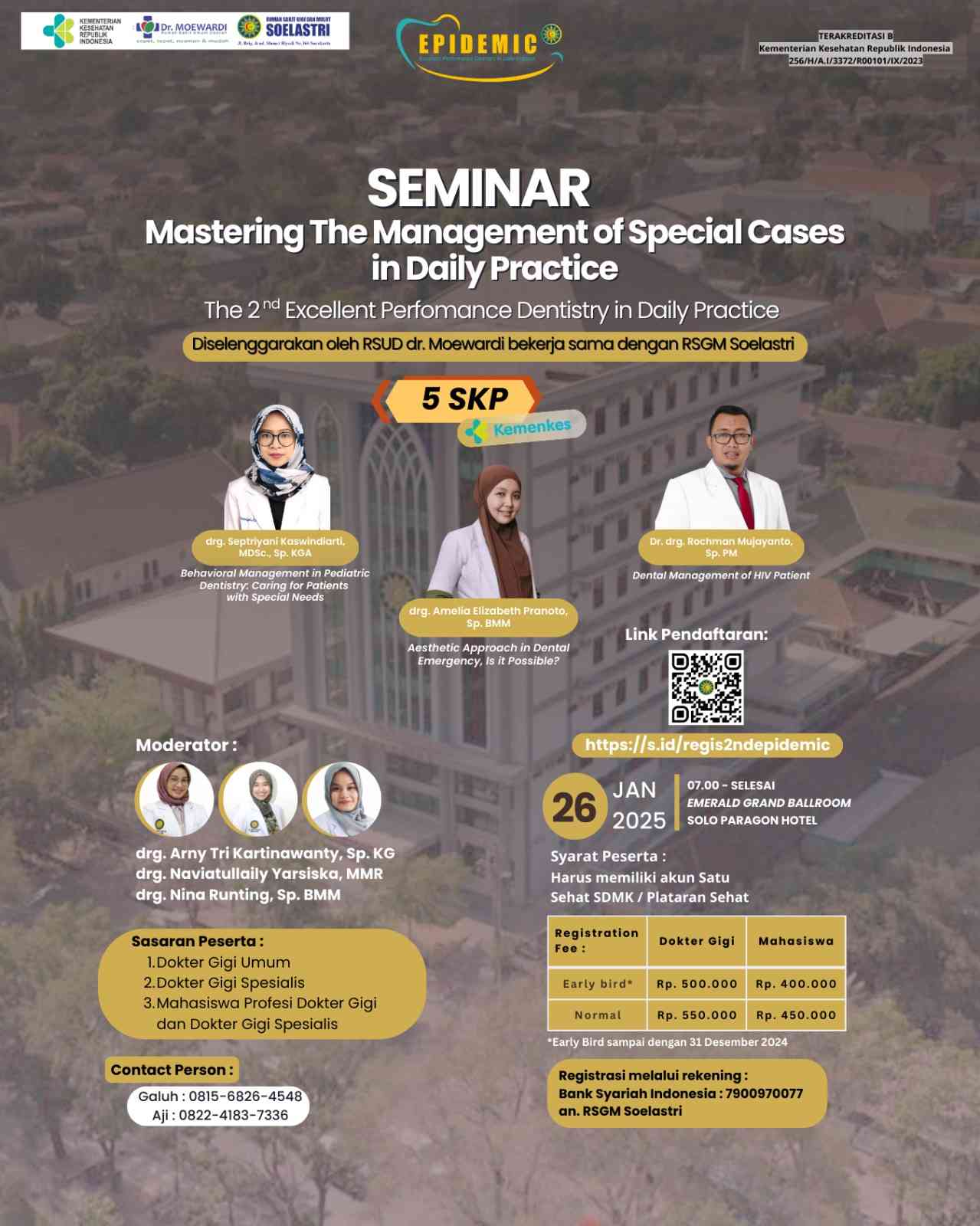 Read more about the article The 2nd EPIDEMIC “Mastering The Management of Special Cases in Daily Practice”