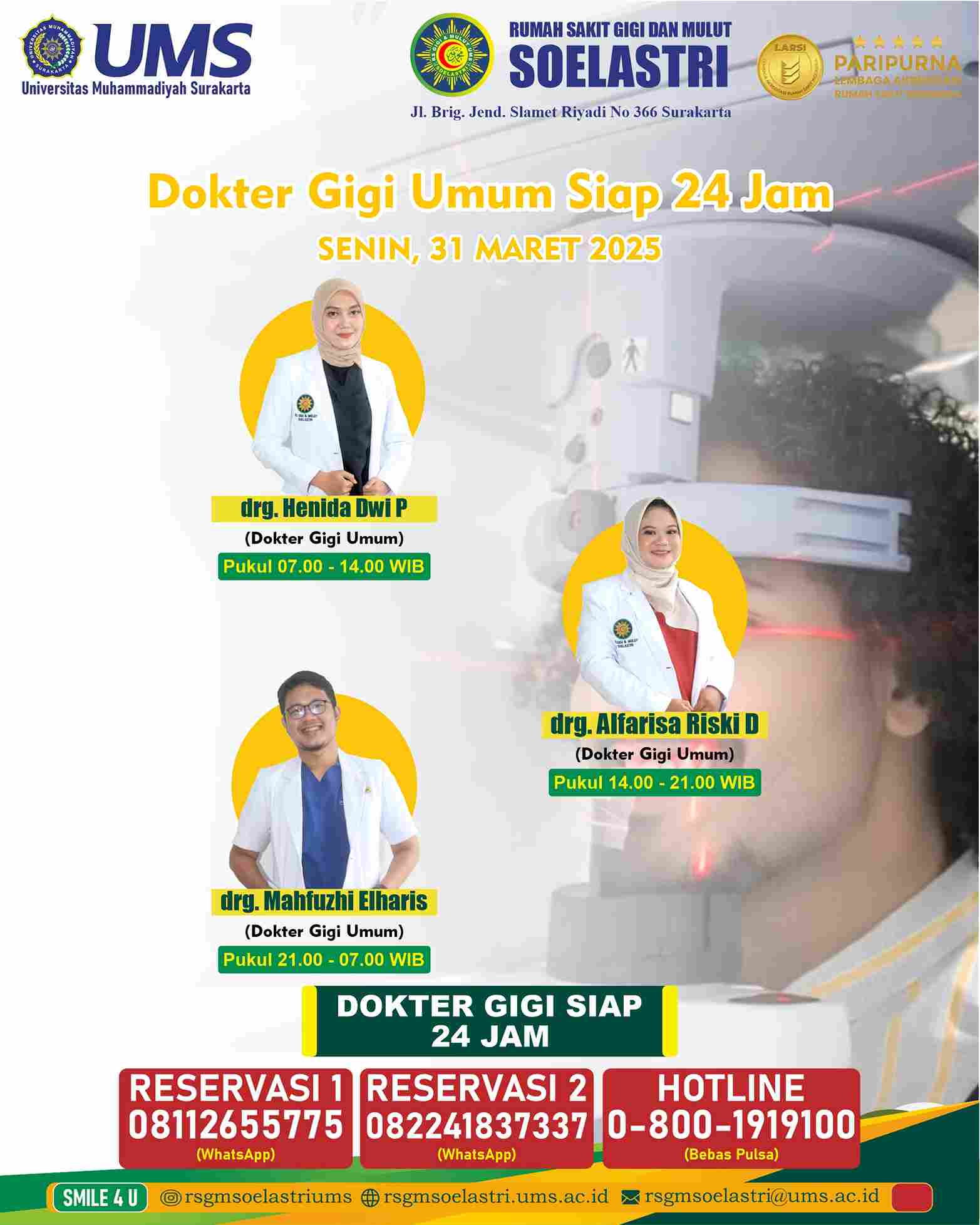 Read more about the article Dokter Gigi Siap 24 Jam