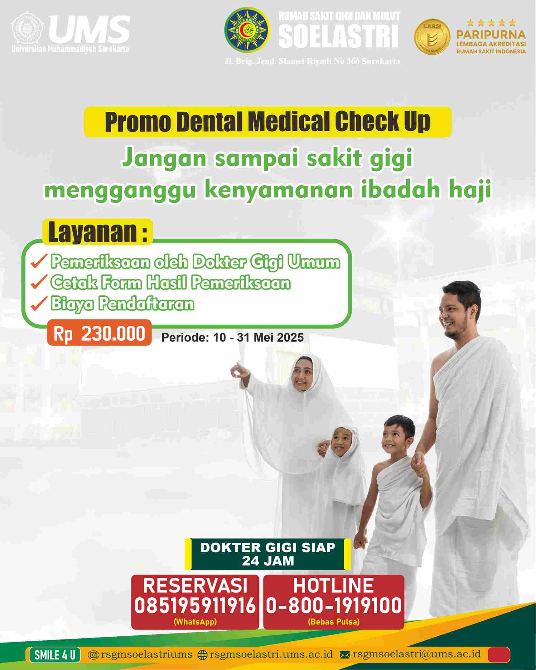 Read more about the article Promo Dental Medical Check Up
