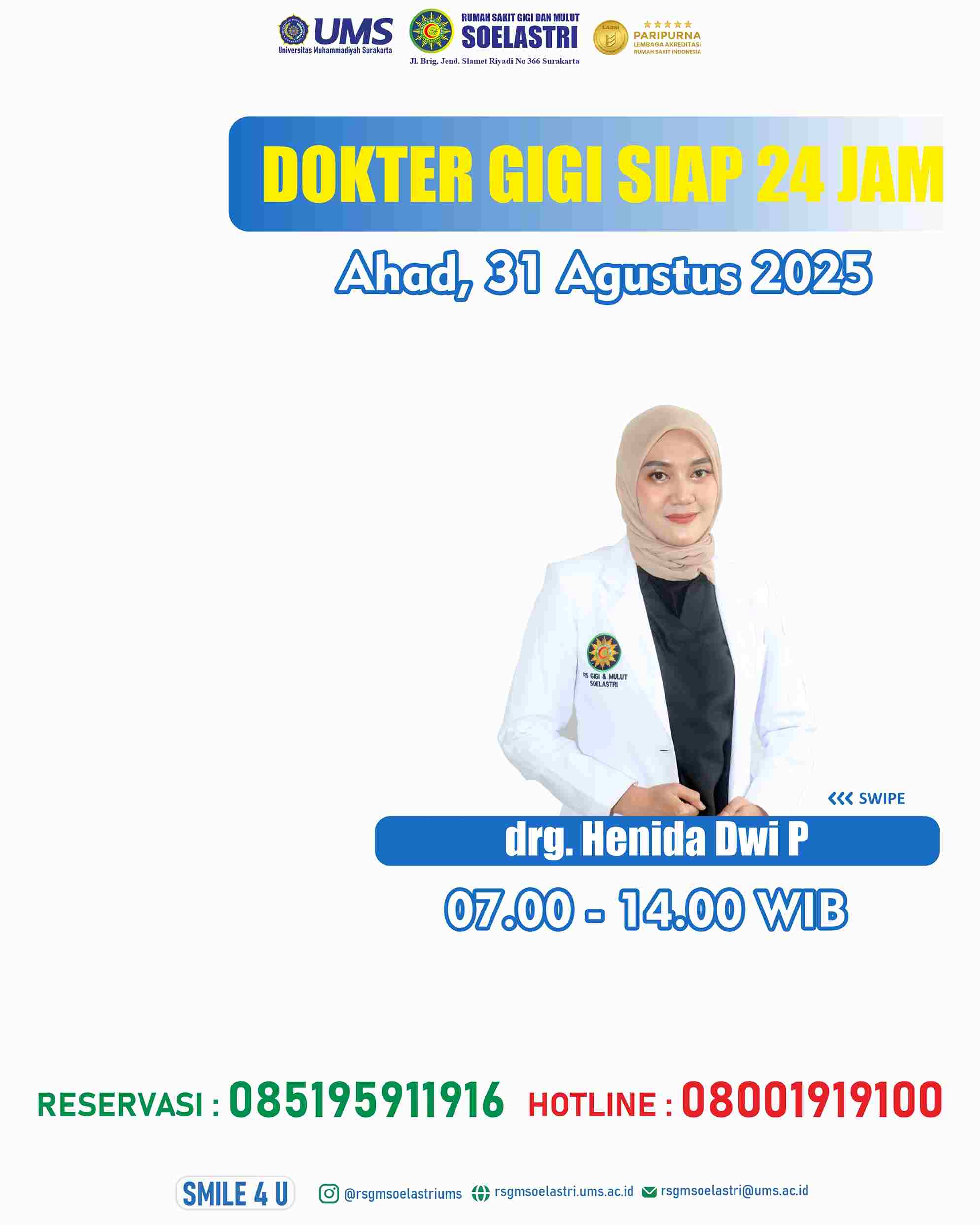 Read more about the article Dokter Gigi SIAP 25 JAM