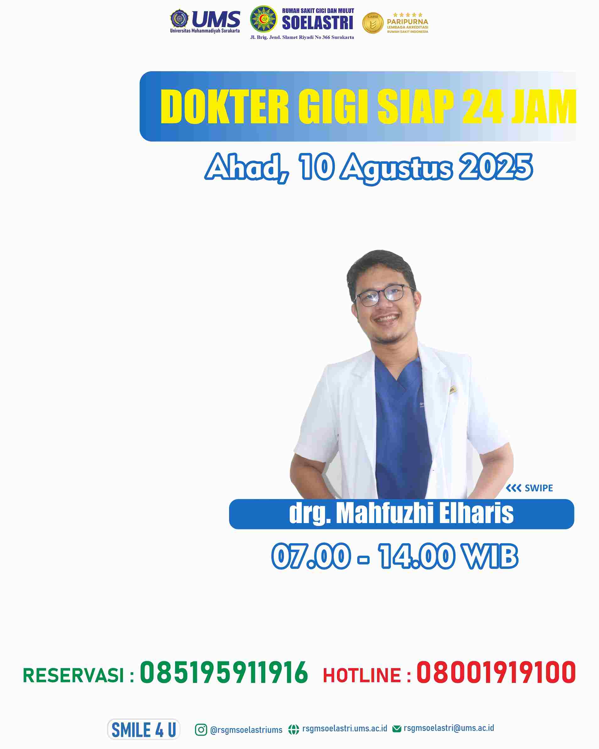 Read more about the article Dokter Gigi SIAP 24 JAM