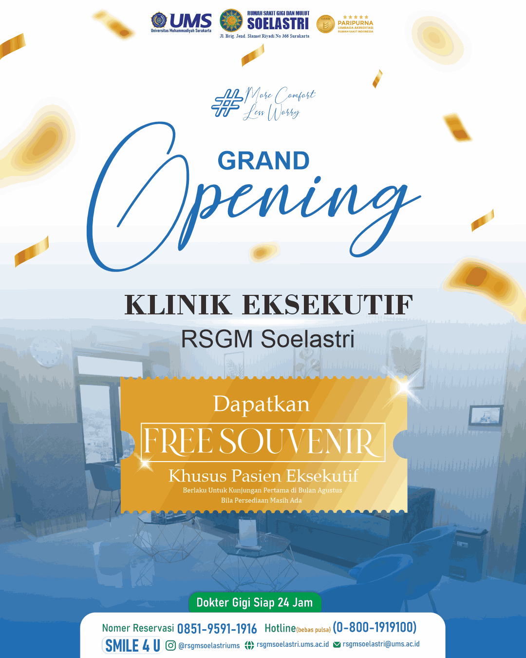 Read more about the article GRAND OPENING KLINIK EKSEKUTIF