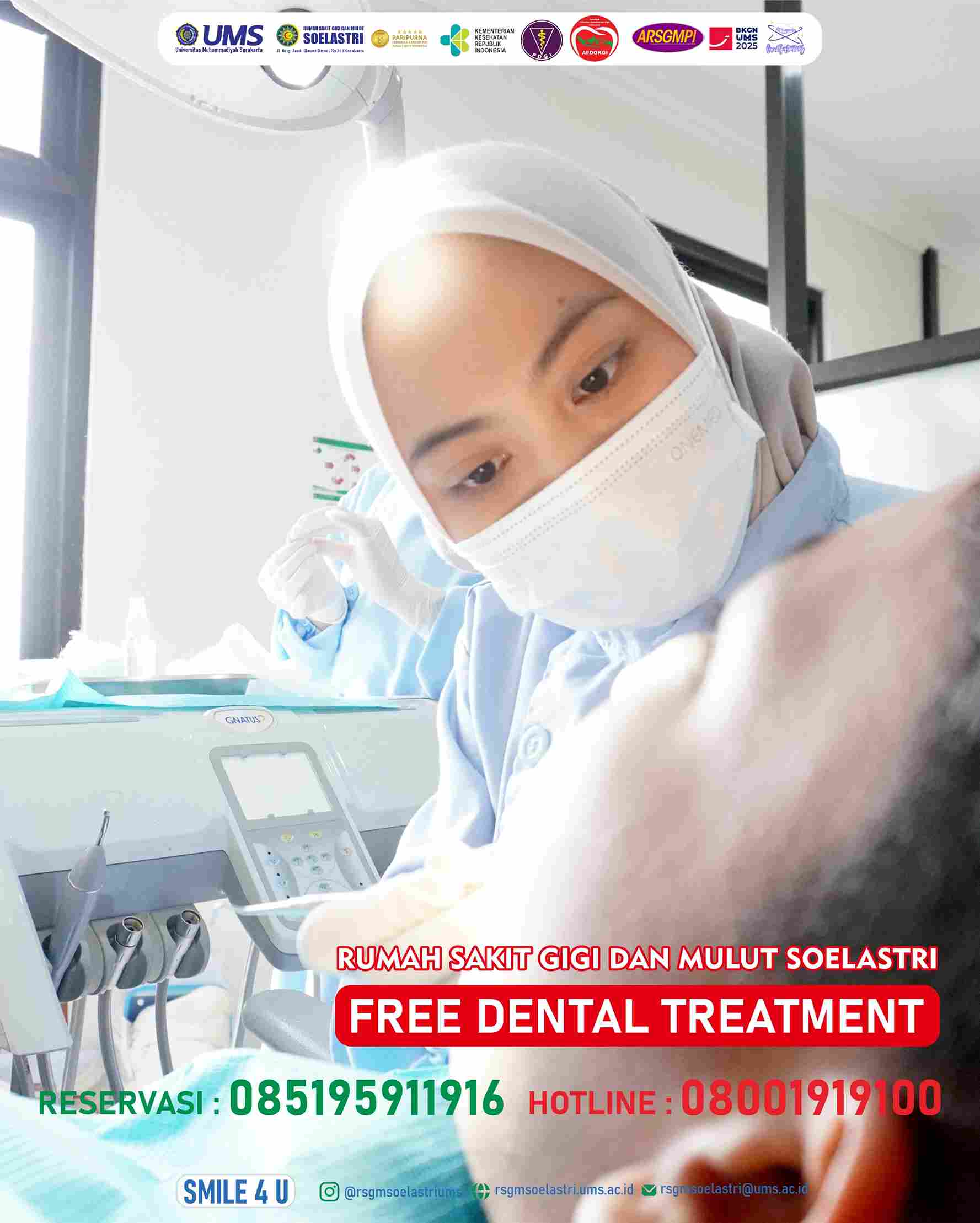 Read more about the article WOW_1000 Layanan Kesehatan Gigi Gratis dari Rumah Sakit Gigi dan Mulut Soelastri