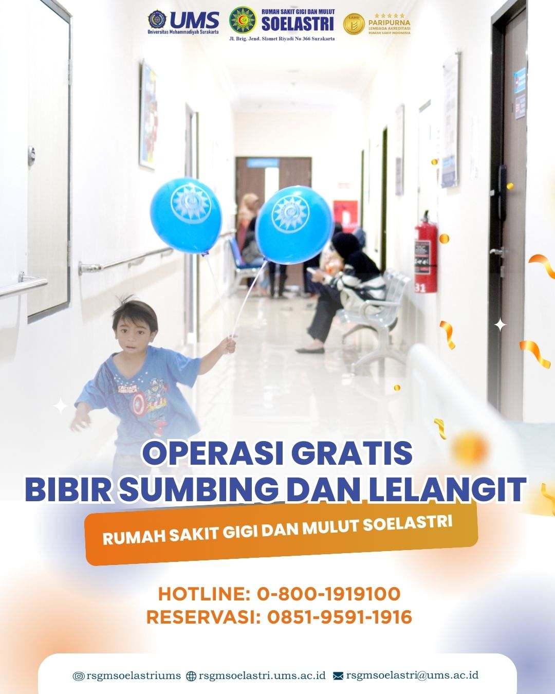 Read more about the article OPERASI GRATIS BIBIR SUMBING DAN LELANGIT